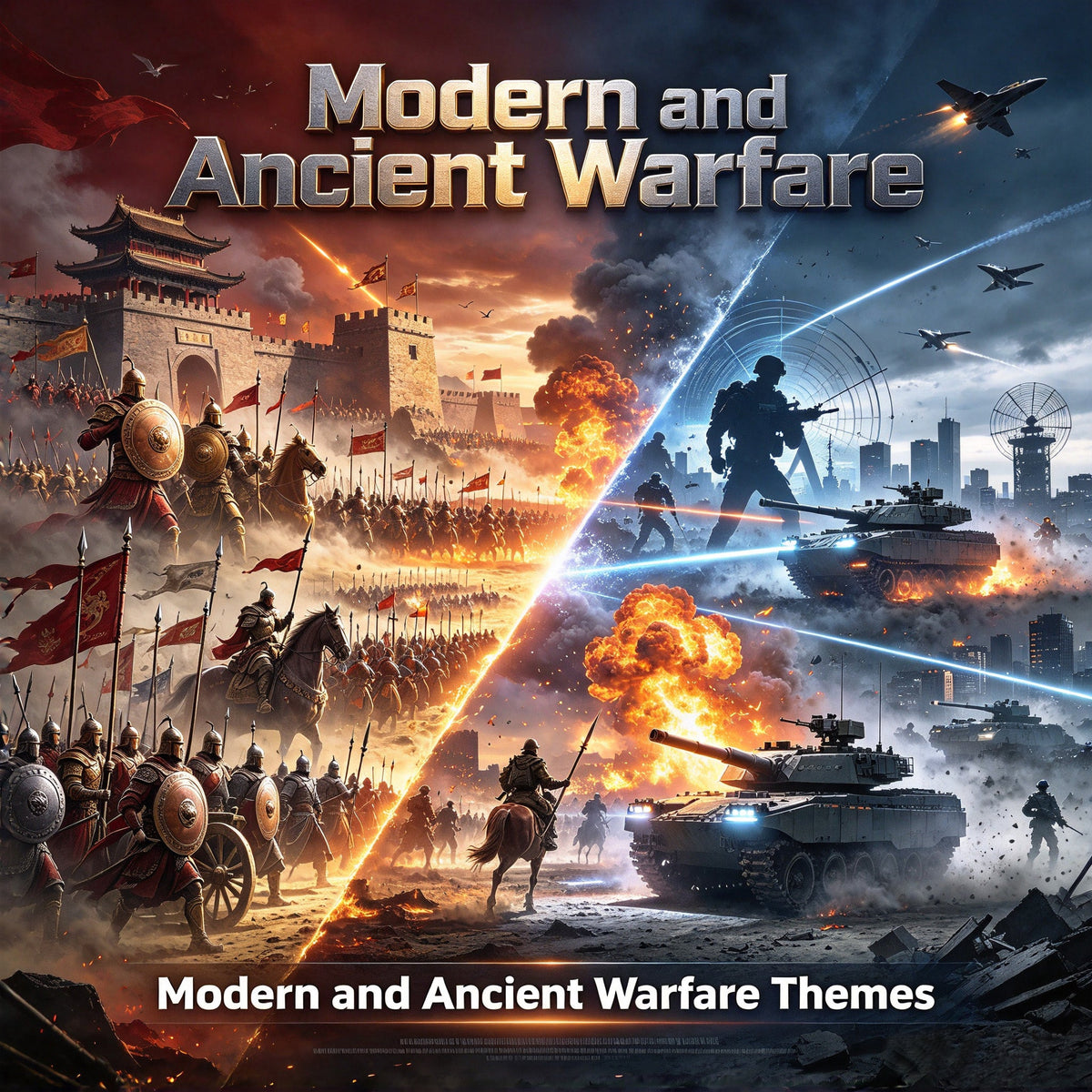 Modern and Ancient Warfare