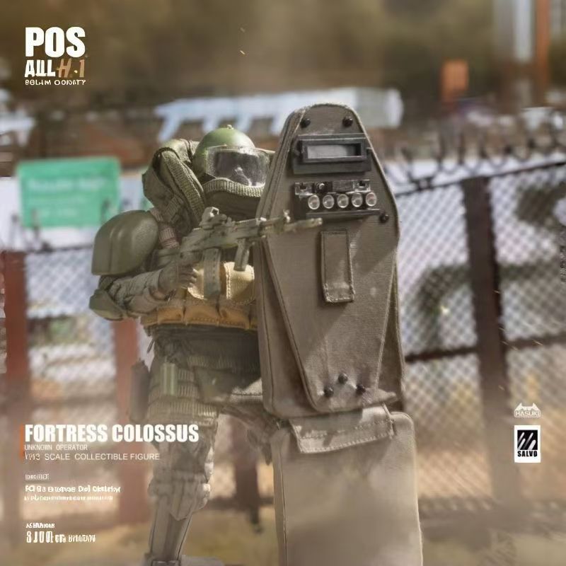 [In Stock] HASUKI 1/12 Black Ops Camouflage Articulated Action Figure Special Forces