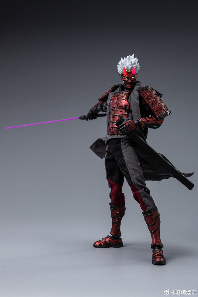 【In Stock】VTOYS Cyberpunk Samurai Taki Scarlet Dawn 1/12 Scale Articulated Figure