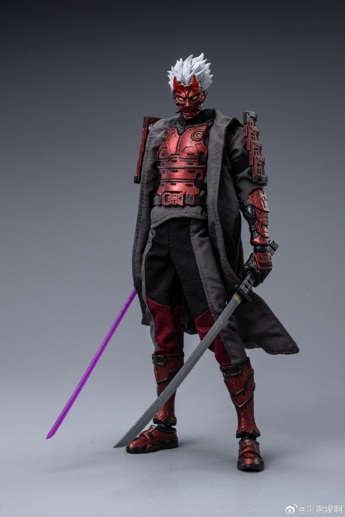 【In Stock】VTOYS Cyberpunk Samurai Taki Scarlet Dawn 1/12 Scale Articulated Figure