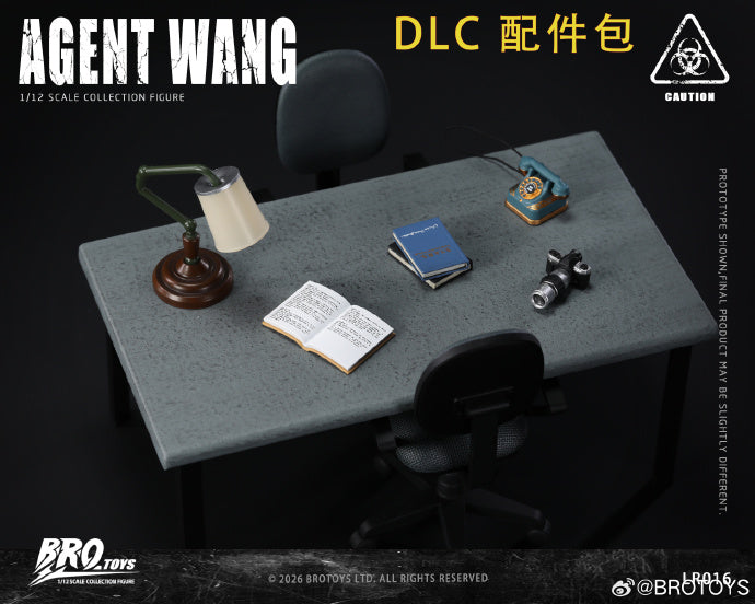 【Pre-Order】BROTOYS Agent Wang (DLC Diorama Accessory Pack) 1/12 Scale Articulated Figure
