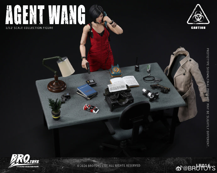 【Pre-Order】BROTOYS Agent Wang (DLC Diorama Accessory Pack) 1/12 Scale Articulated Figure