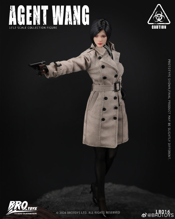 【Pre-Order】BROTOYS  Agent Wang   1/12Articulated figure