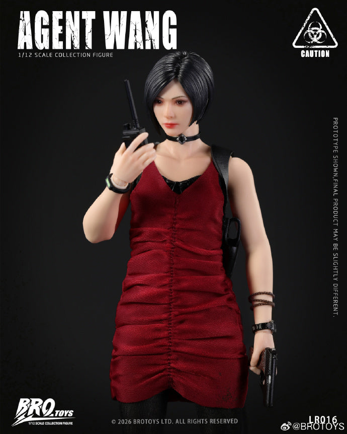 【Pre-Order】BROTOYS  Agent Wang   1/12Articulated figure