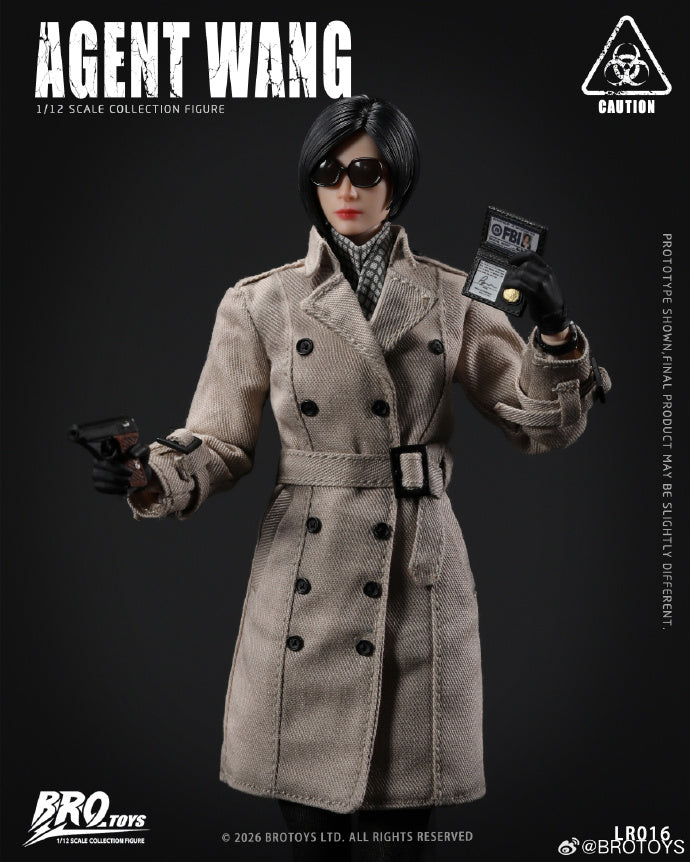 【Pre-Order】BROTOYS  Agent Wang   1/12Articulated figure