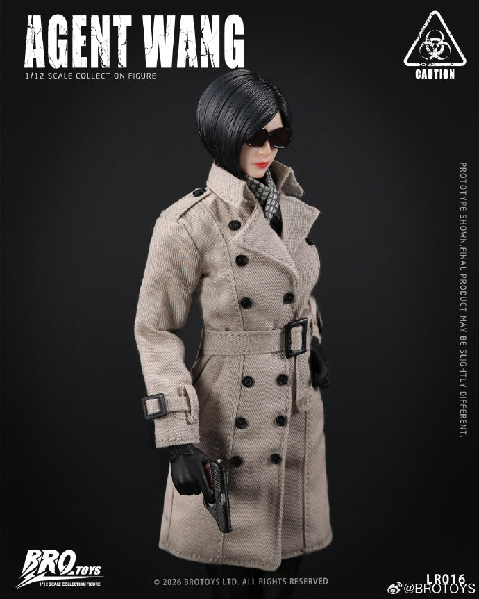 【Pre-Order】BROTOYS  Agent Wang   1/12Articulated figure