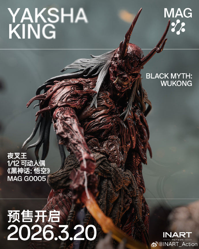 【Pre Order】 INART Black Mythology Wukong Yaksha King 1/12 Game Science Mobile Doll