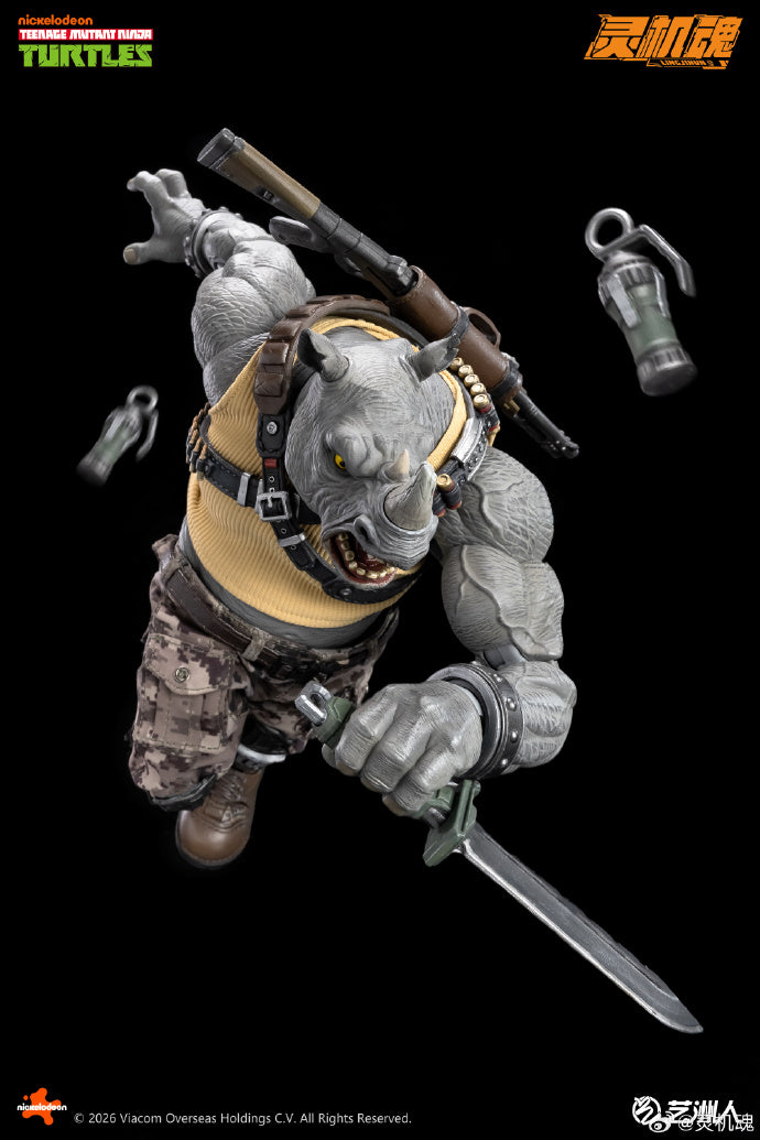 【Pre-Order】TMNT Rossteddy (also known as "Bull Head") ROCKSTEADY 1/12 Mobile Doll with Genuine Authorization for Spirit Machine Soul