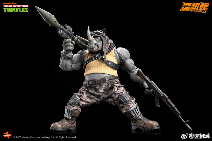 【Pre-Order】TMNT Rossteddy (also known as "Bull Head") ROCKSTEADY 1/12 Mobile Doll with Genuine Authorization for Spirit Machine Soul
