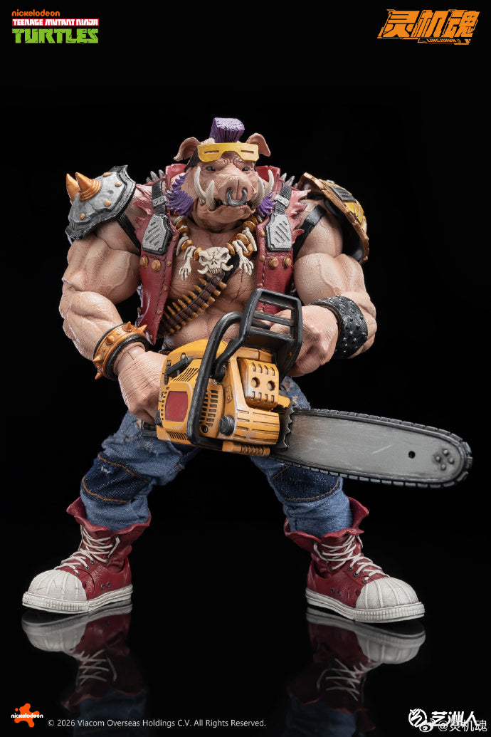 【 Pre Order 】 Authorized TMNT Bibo (also known as "Pig Face") BEBOP 1/12 Mobile Doll