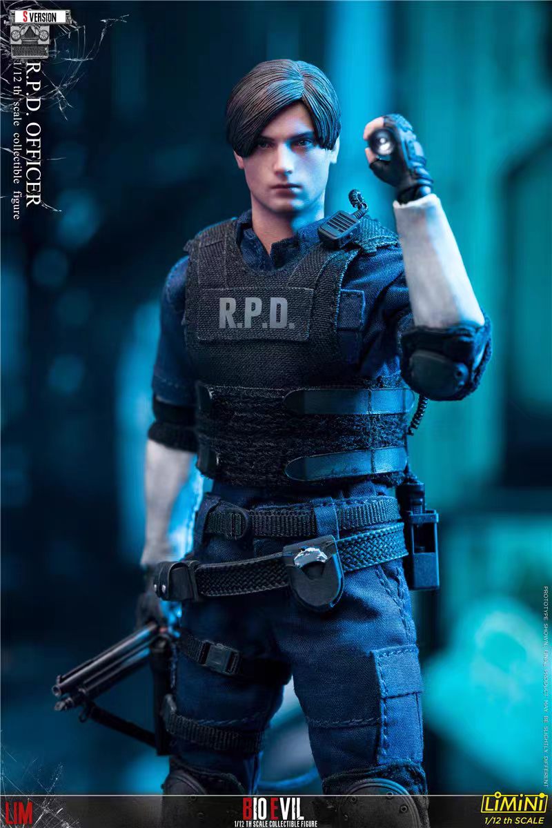 【Pre-Order】LiMiNi 1/12 RPD Officer Leon from Resident Evil Deluxe Edition Articulated Figure