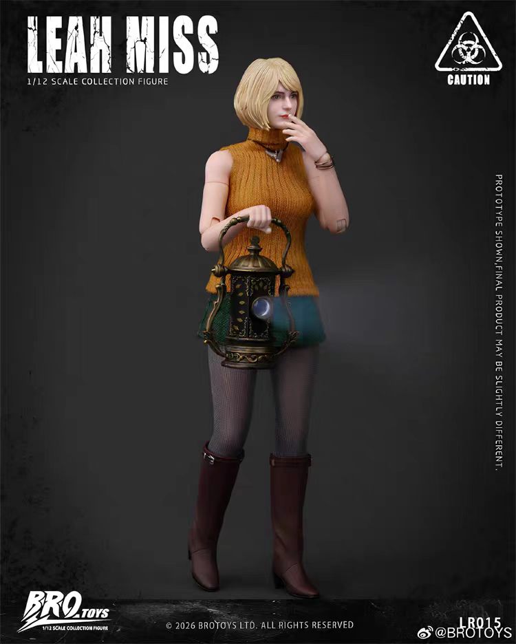 【Pre-order】&nbsp;BROTOYS LR015 Resident Evil Ms. Leia (1/12 scale) Action Figure