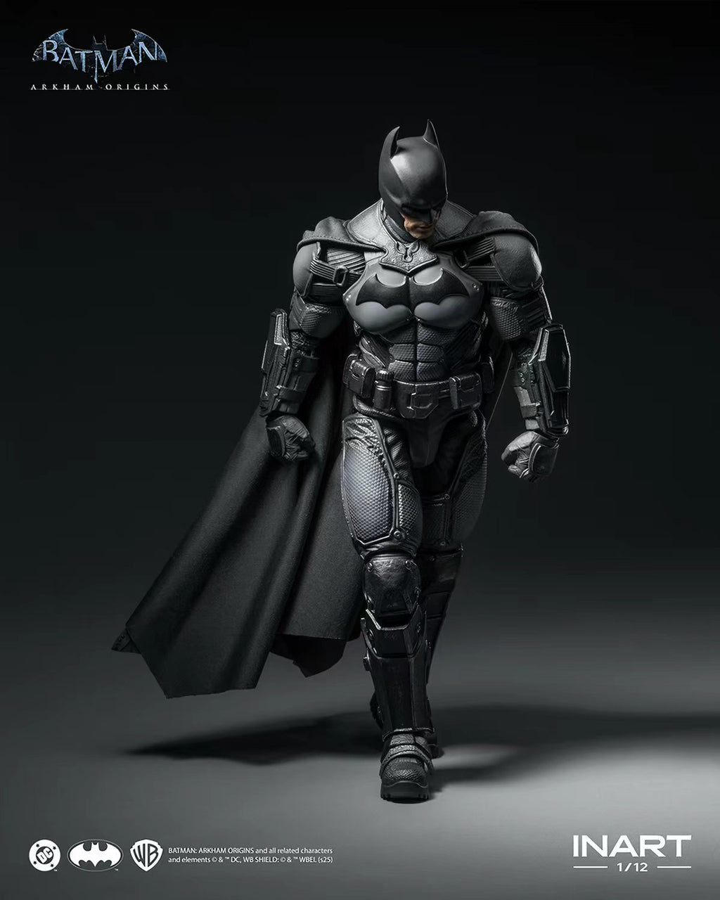 [In Stock] INART Batman: Arkham Origins Batman 1/12 Scale Action Figure&nbsp;