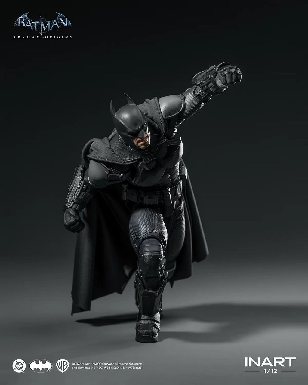 [In Stock] INART Batman: Arkham Origins Batman 1/12 Scale Action Figure&nbsp;