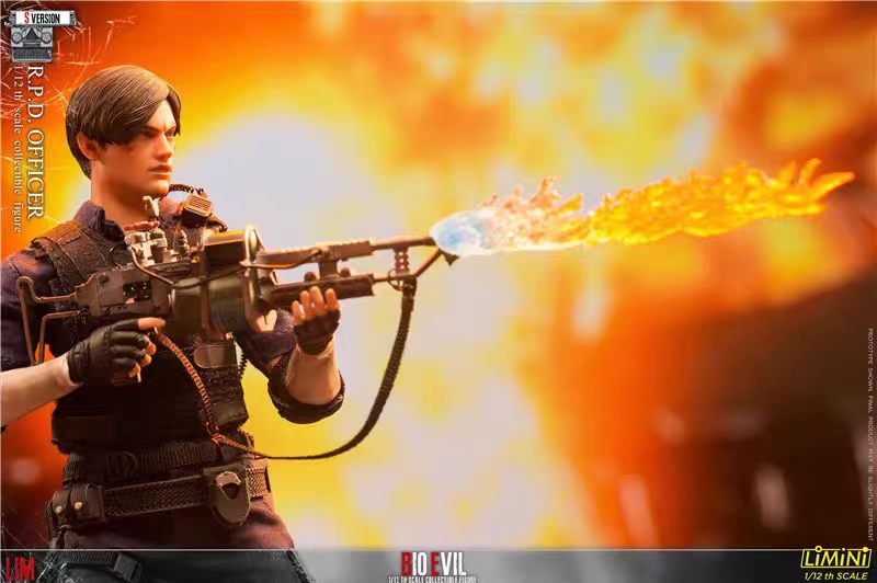 【Pre-Order】LiMiNi 1/12 RPD Officer Leon from Resident Evil Deluxe Edition Articulated Figure