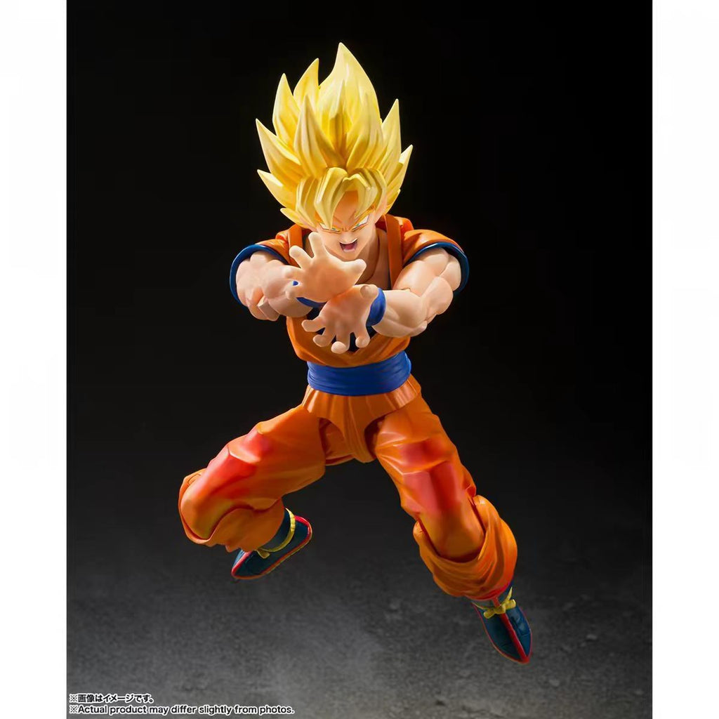 【In Stock】Bandai SHF Dragon Ball Z Super Saiyan Goku: The Final Battle Begins - Articulated Figure