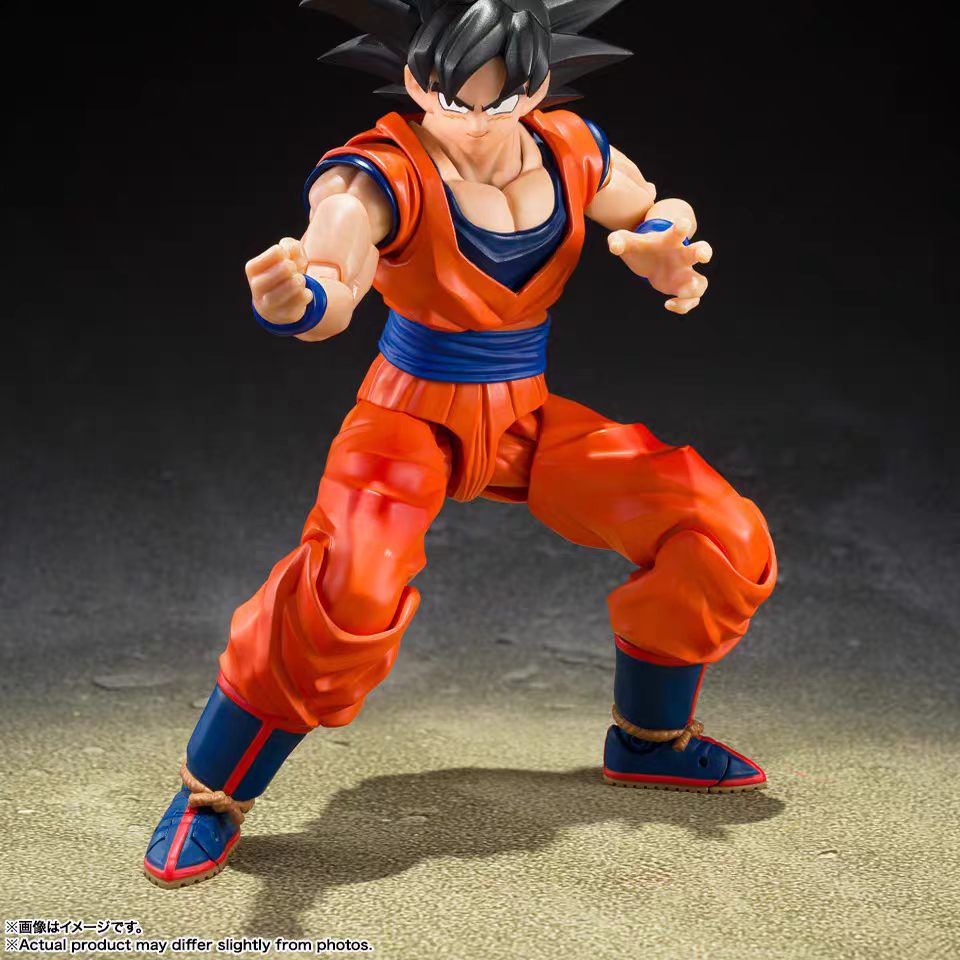 【In Stock】Bandai Tamashii SHF Dragon Ball Son Goku - Kind Saiyan - Articulated Figure&nbsp;