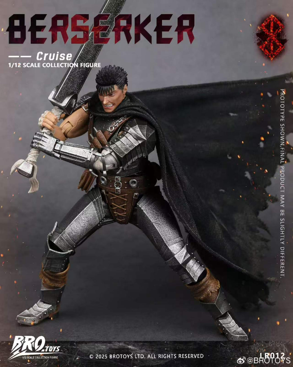 【Pre-Order】BROTOYS 1/12  Berserker - Cruise 1/12 Action Figure