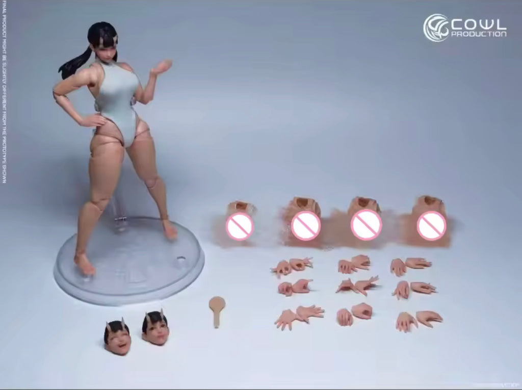 【Pre-Order】COWL PRODUCTION "Ghost" 1/12 Action Figure Original Female figurine Soldier COWL Ghost Girl is a natural-bodied soldier and COWL ghost