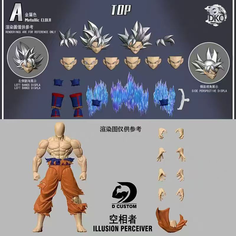 【Pre-Order】 DKO Super Instinct Head Sculpting Accessory Pack + Empty Phase Overall Figure