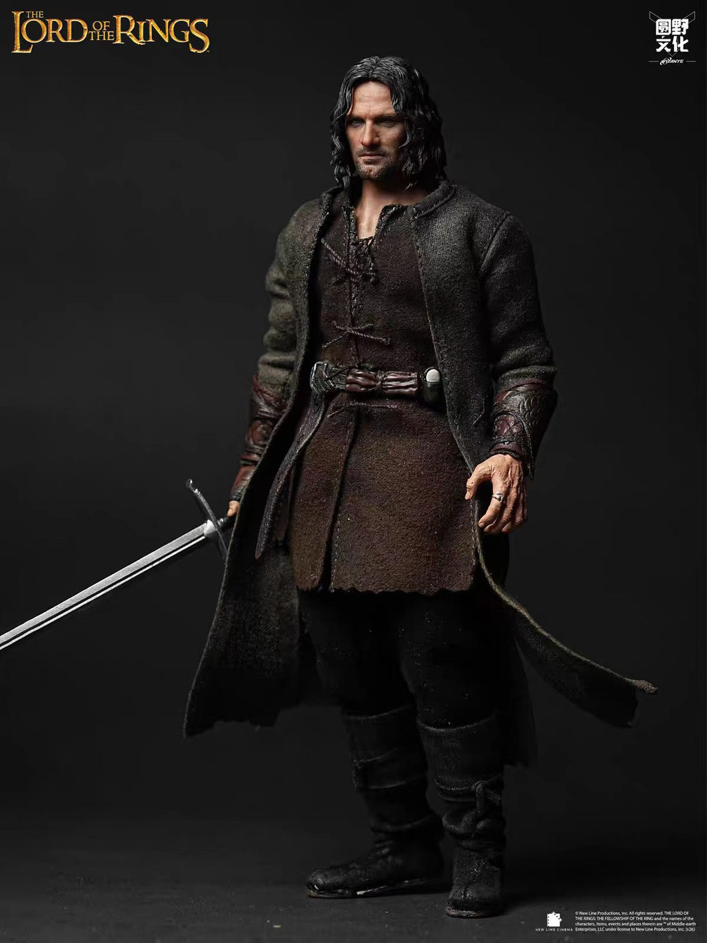 [Pre-Order]Yuanye Culture / Feiwan Toys: *The Lord of the Rings* – Aragorn (1/12 Scale Articulated Figure with Fabric Clothing)
