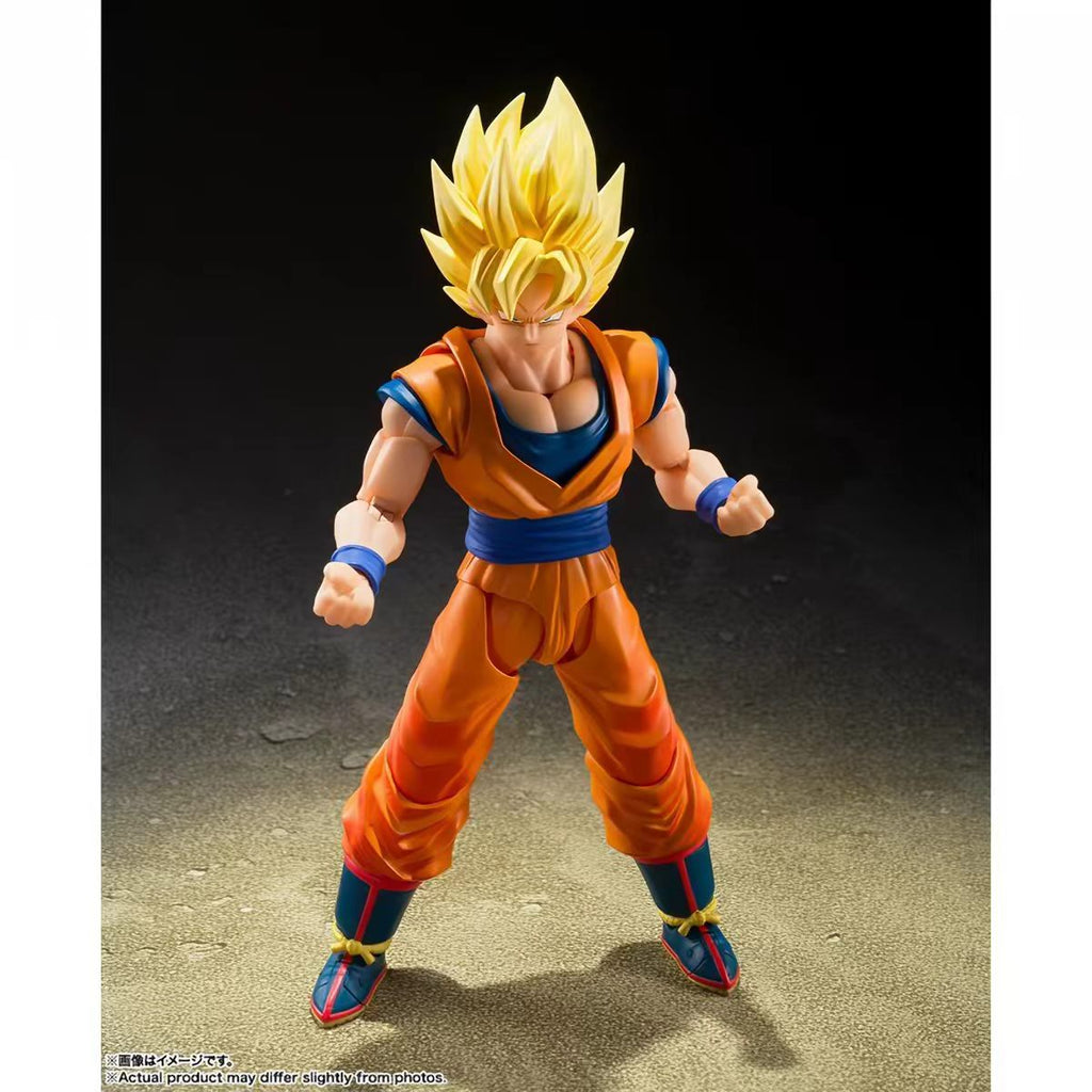 【In Stock】Bandai SHF Dragon Ball Z Super Saiyan Goku: The Final Battle Begins - Articulated Figure