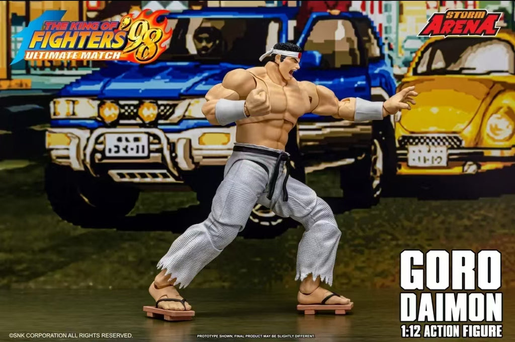 [In Stock] STORM 1/12 KOF '98 Ultimate Match Goro Daimon Figure, Action Figure