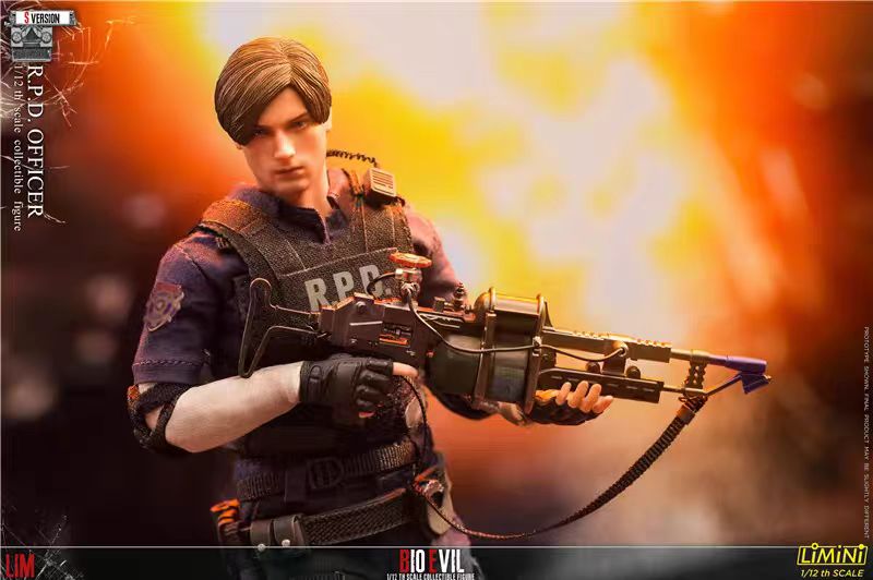 【Pre-Order】LiMiNi 1/12 RPD Officer Leon from Resident Evil Deluxe Edition Articulated Figure