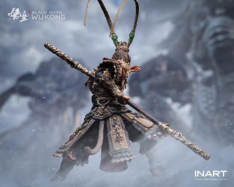 【Pre-Order】INART Action Black Myth: Wukong Great Sage Golden Armor Set 1/12 Scale Articulated Figure