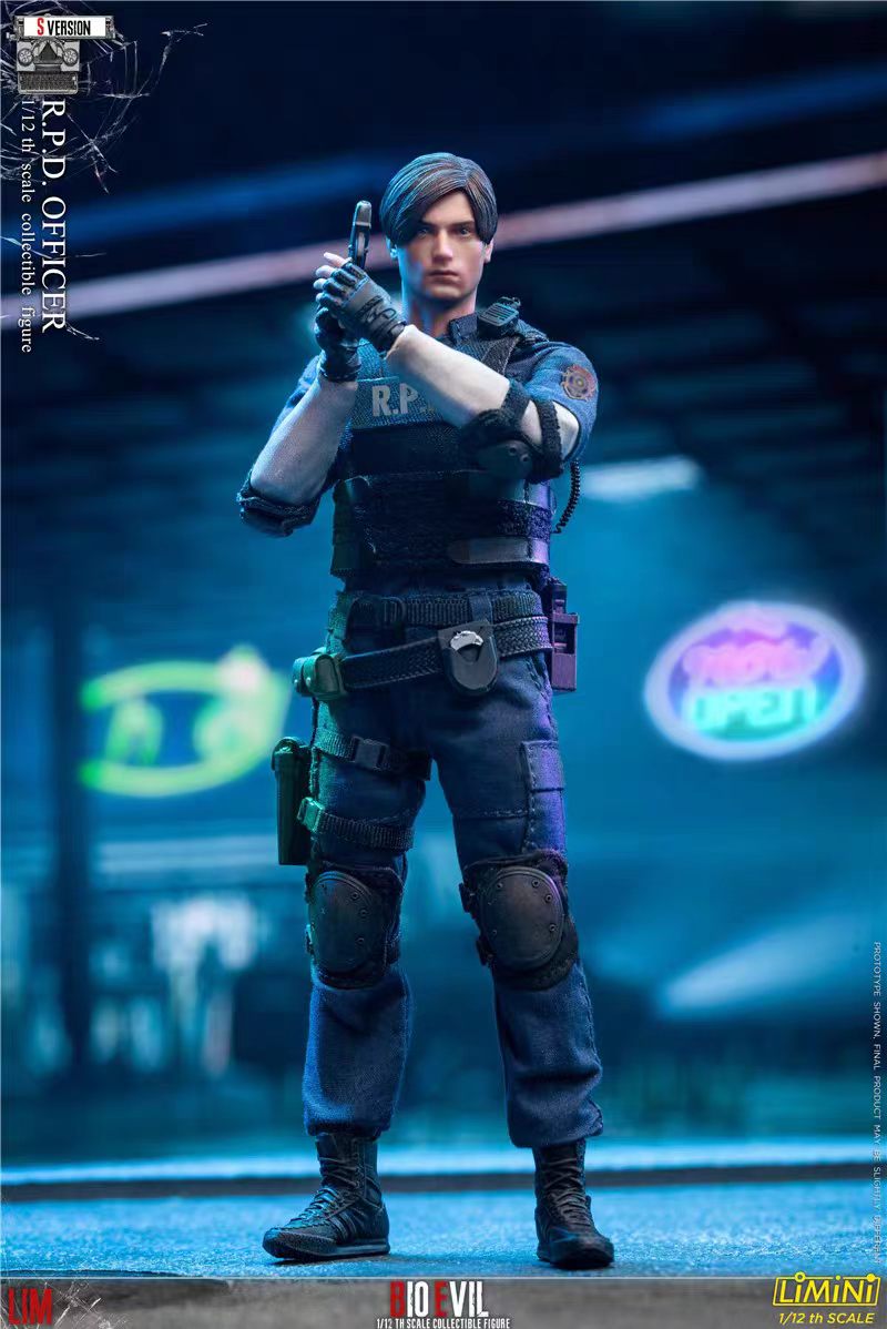 【Pre-Order】LiMiNi 1/12 RPD Officer Leon from Resident Evil Deluxe Edition Articulated Figure