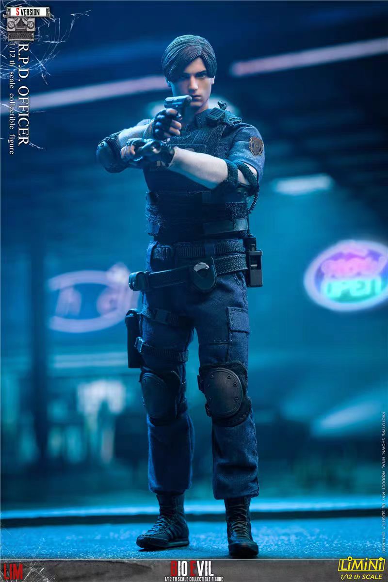 【Pre-Order】LiMiNi 1/12 RPD Officer Leon from Resident Evil Deluxe Edition Articulated Figure