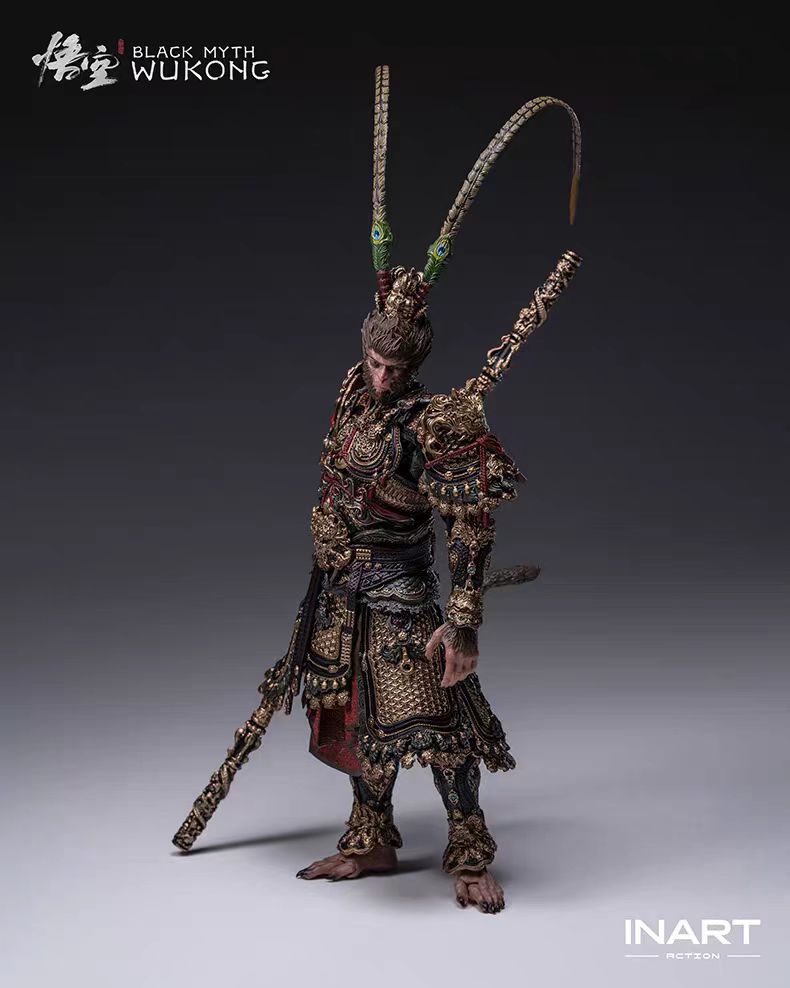 【Pre-Order】INART Action Black Myth: Wukong Great Sage Golden Armor Set 1/12 Scale Articulated Figure