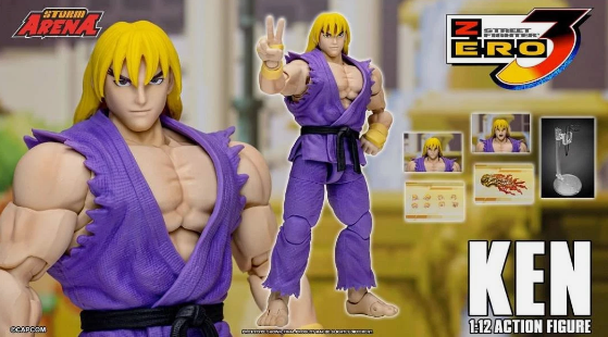 【In Stock】Storm Arena 1/12 STREET FlGHTER ZERO 3 Ken Collectibles2025wf Exclusive Model