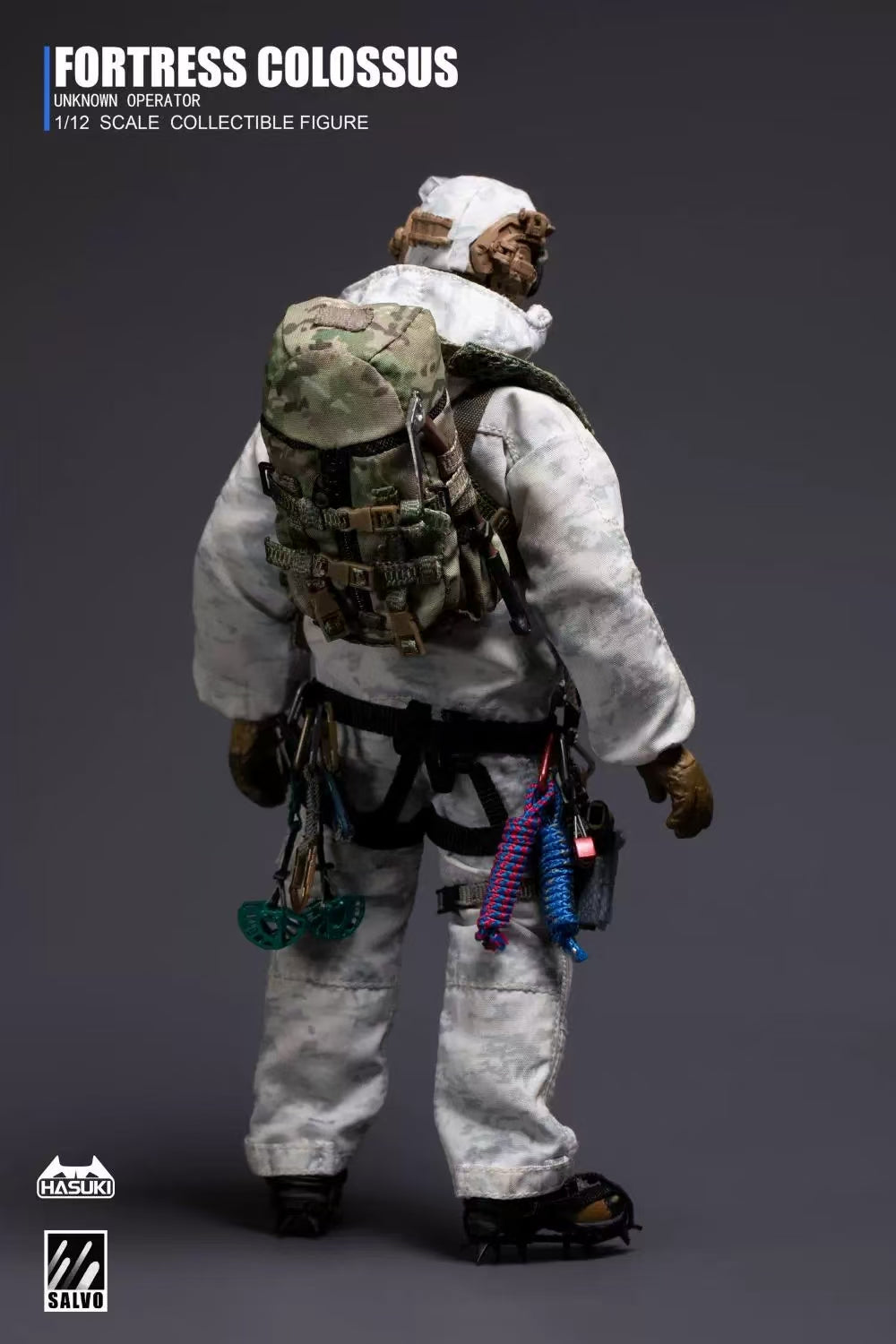 [In Stock] HASUKI 1/12 Black Ops Camouflage Articulated Action Figure Special Forces
