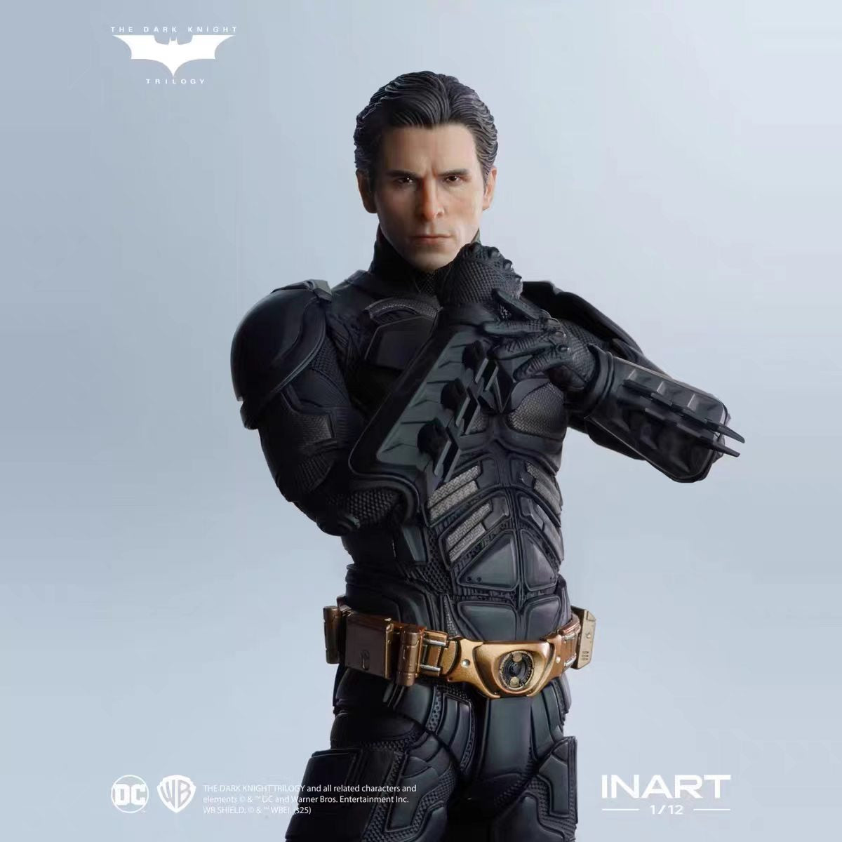 【In Stock】INART Batman: The Dark Knight Rises - Bale Batman 1/12 Scale Action Figure Deluxe Edition