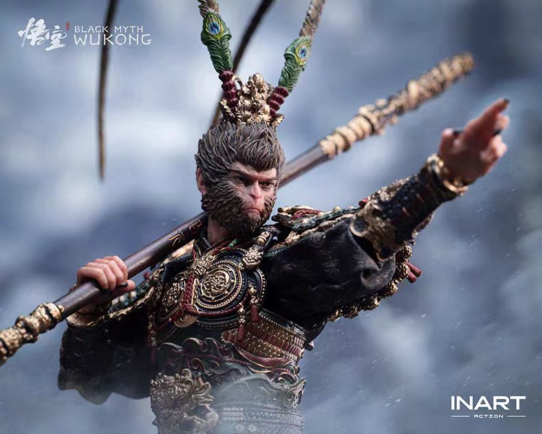 【Pre-Order】INART Action Black Myth: Wukong Great Sage Golden Armor Set 1/12 Scale Articulated Figure