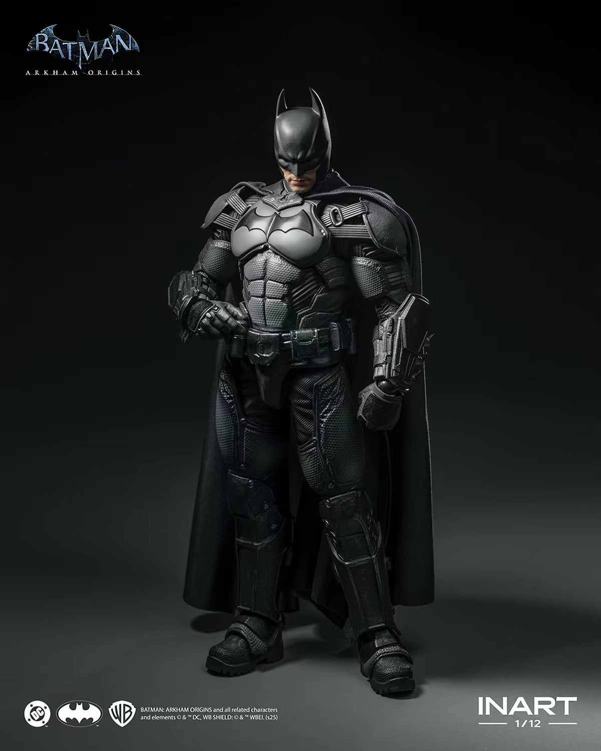 [In Stock] INART Batman: Arkham Origins Batman 1/12 Scale Action Figure&nbsp;