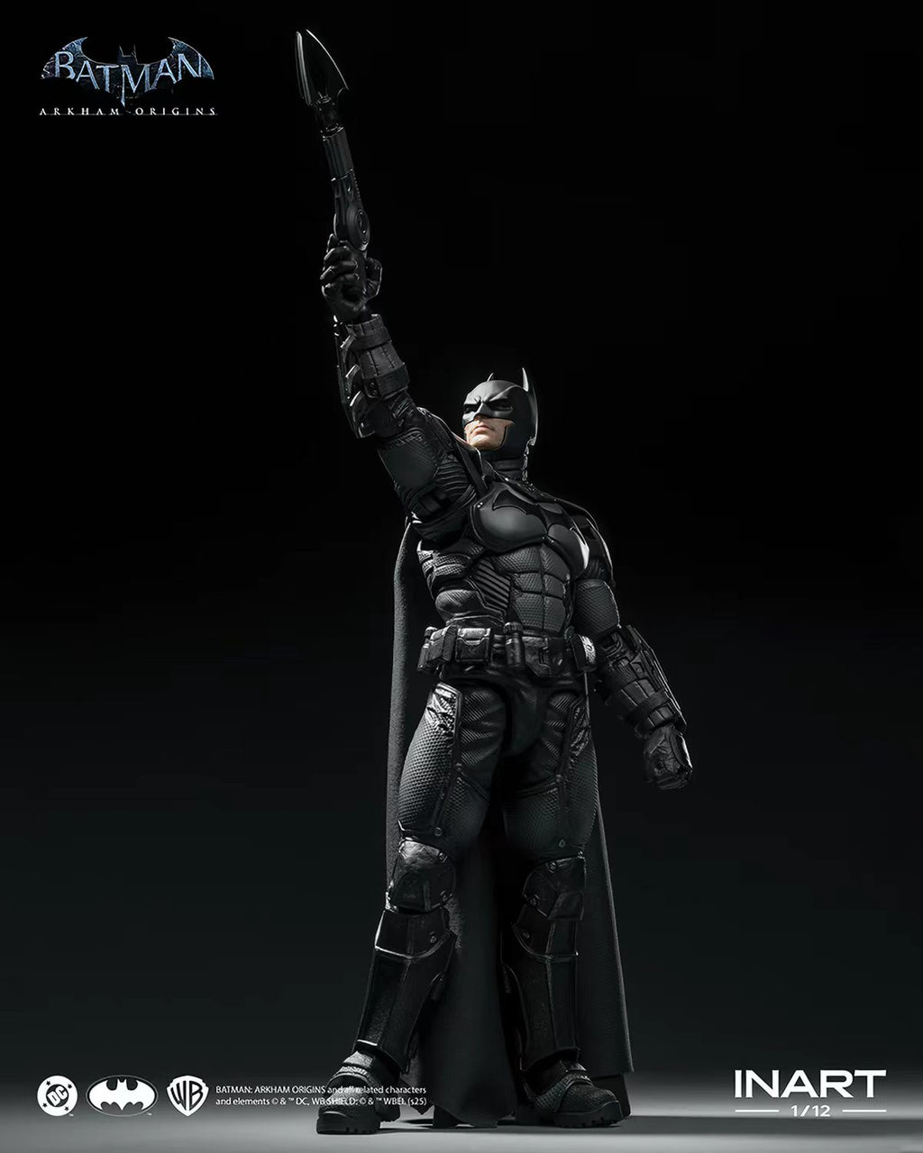 [In Stock] INART Batman: Arkham Origins Batman 1/12 Scale Action Figure&nbsp;