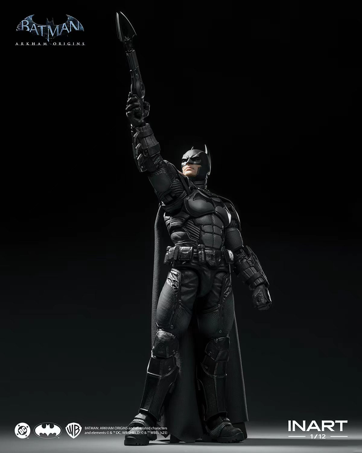 [In Stock] INART Batman: Arkham Origins Batman 1/12 Scale Action Figure&nbsp;