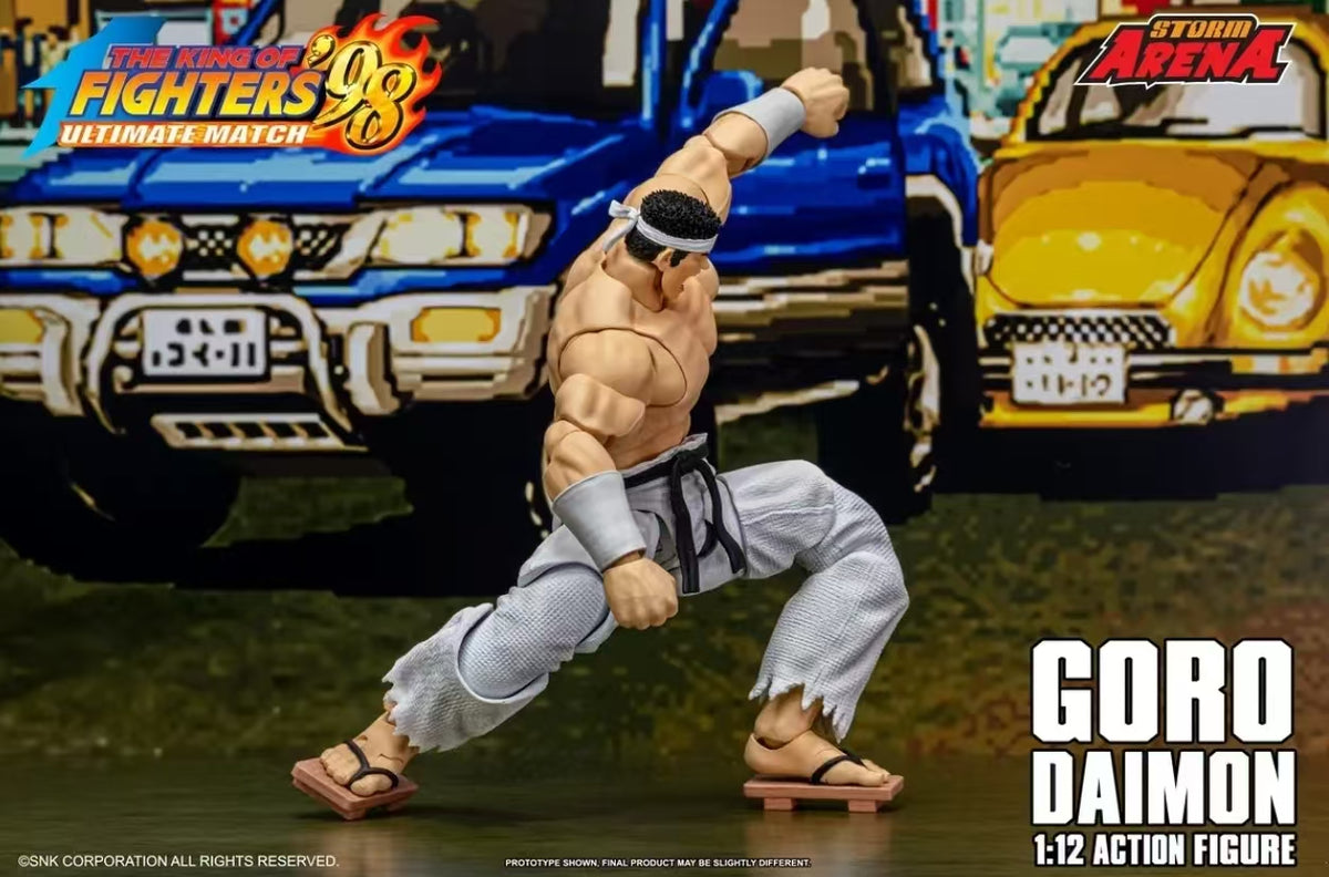 [In Stock] STORM 1/12 KOF '98 Ultimate Match Goro Daimon Figure, Action Figure