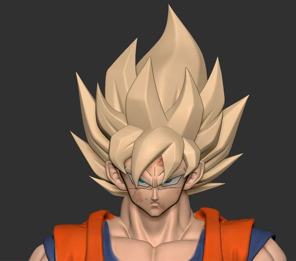 【Pre Order】 GM Super Racing Sun Wukong Accessory Pack Super Racing Solid Color Floating Hair/Straight Hair