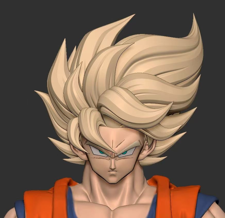 【Pre Order】 GM Super Racing Sun Wukong Accessory Pack Super Racing Solid Color Floating Hair/Straight Hair