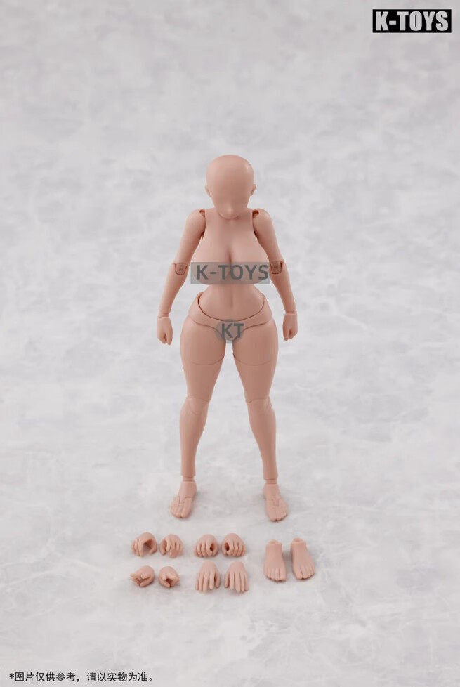 【 In Stock 】 KTOYS 112 Day Manfeng Full bodied Female Nude 1/12 Movable Doll