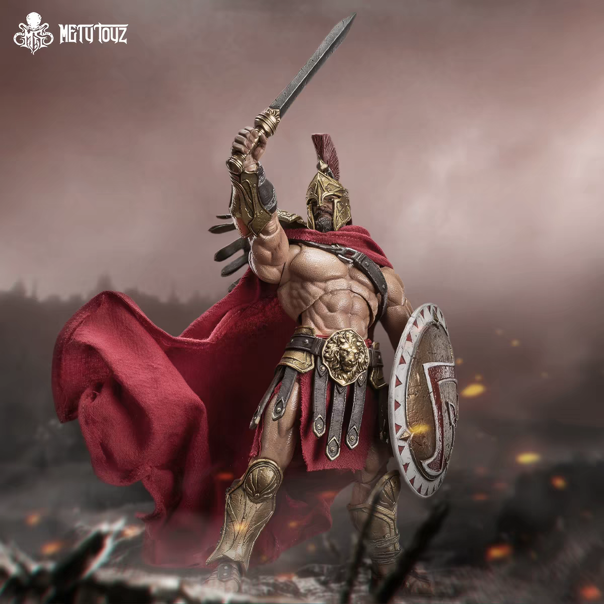 【Pre-Order】Metytoyz Gladiator Series Spartan Warrior 1/12 Scale Articulated Figure