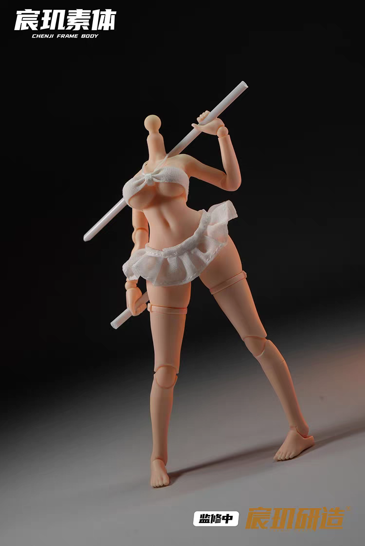 【Pre-Order】Chenji Research & Development Chenji Body i 1/12 Mecha Girl Universal Overmolded Body Accessory Pack/Hand and Foot Expansion Pack