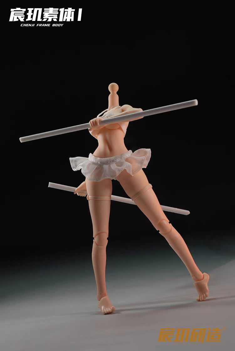 【Pre-Order】Chenji Research & Development Chenji Body i 1/12 Mecha Girl Universal Overmolded Body Accessory Pack/Hand and Foot Expansion Pack