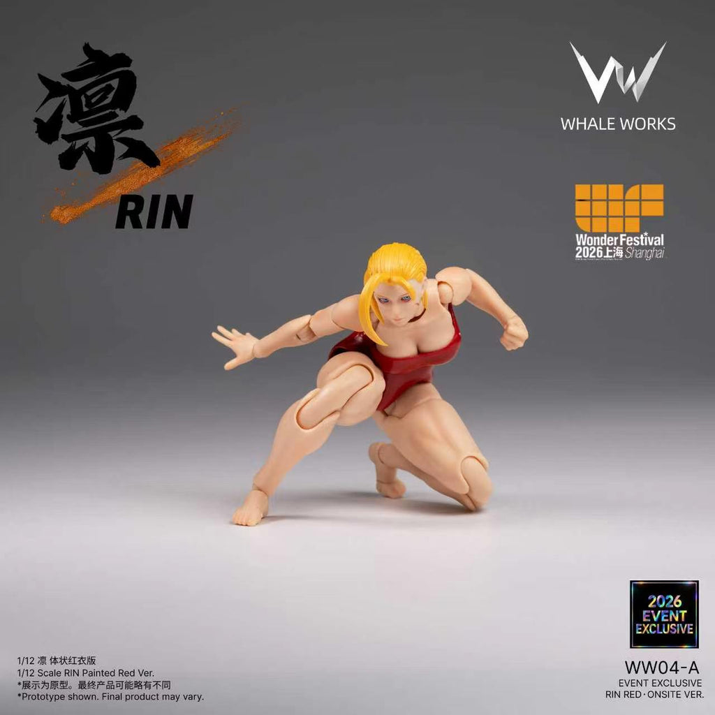 【in stock】WHALE WORKS 2026 Wonder Festival Event Exclusive: Rin 1/12 Scale Articulated Figure
