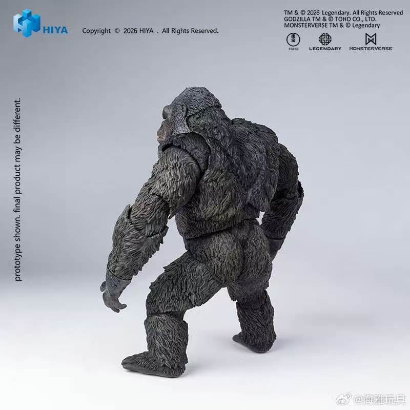 【In Stock】Hiya Toys EXQUISITE BASIC Series: Godzilla x Kong: The New Empire – Kong & Mini-Kong Set (Convention Exclusive)