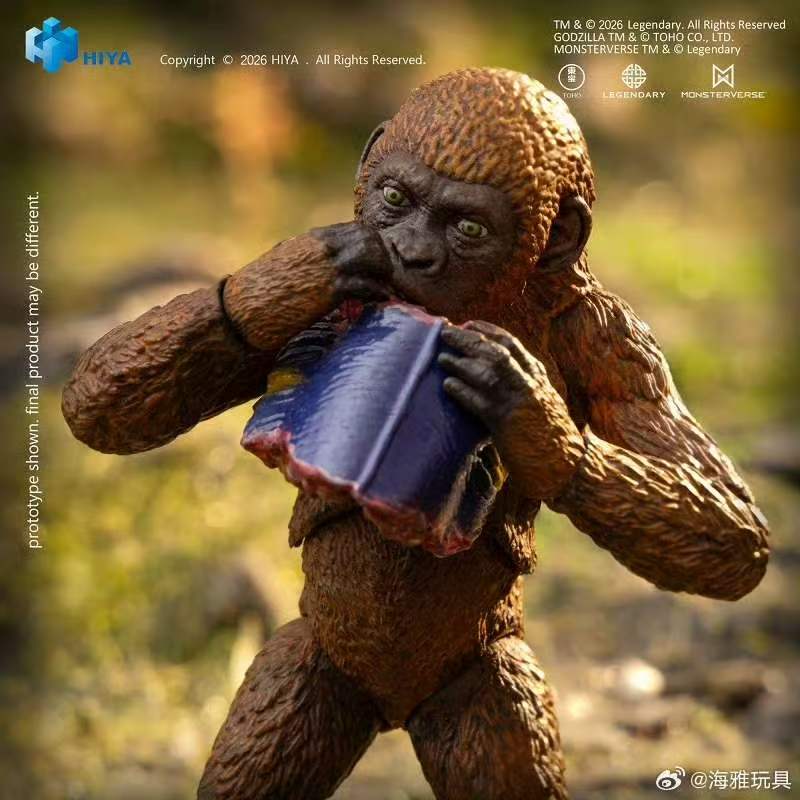 【In Stock】Hiya Toys EXQUISITE BASIC Series: Godzilla x Kong: The New Empire – Kong & Mini-Kong Set (Convention Exclusive)
