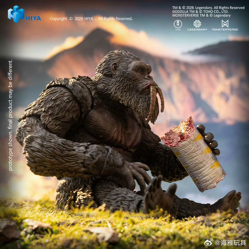 【In Stock】Hiya Toys EXQUISITE BASIC Series: Godzilla x Kong: The New Empire – Kong & Mini-Kong Set (Convention Exclusive)